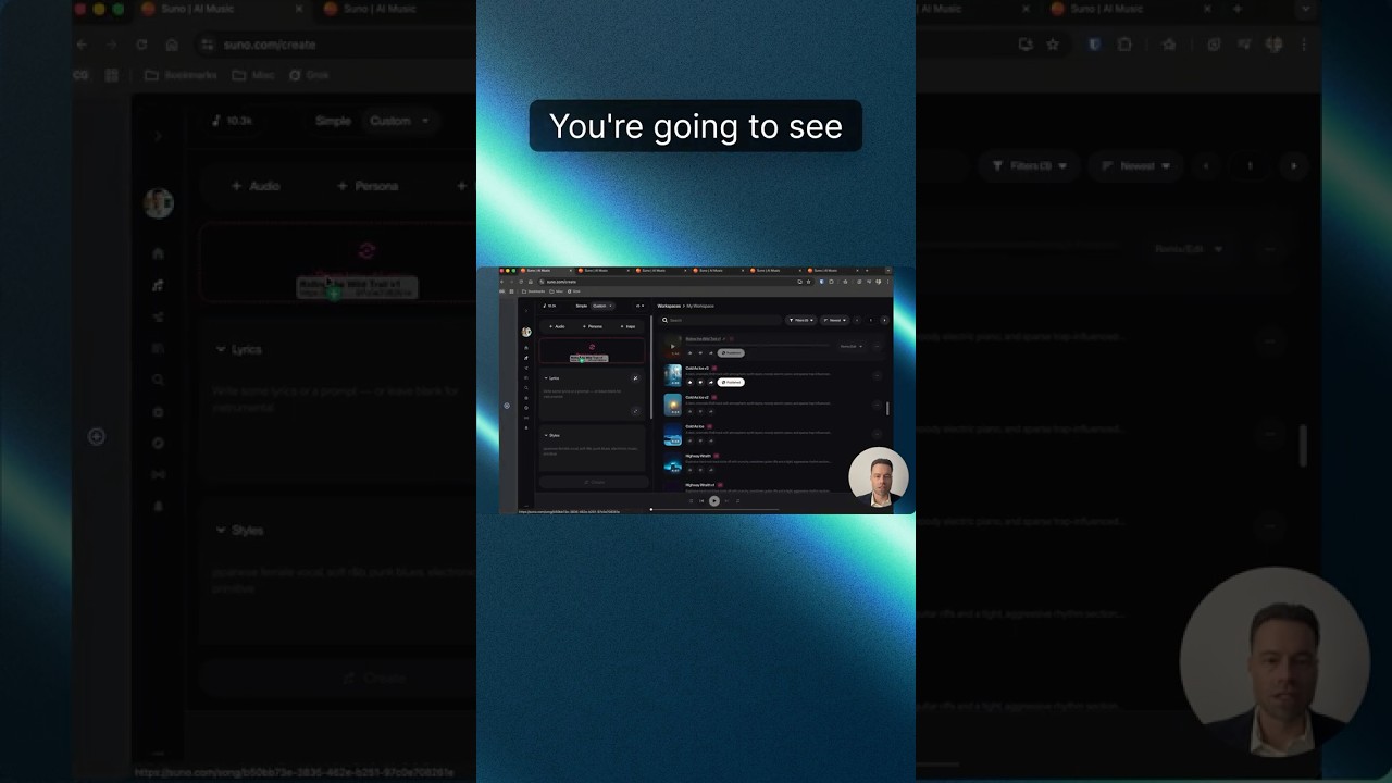 Как создать мэшап песен в Suno AI