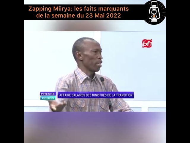 Zapping Miirya: Francis Kere, Étalons, djo le rapide, Sita Sangaré etc