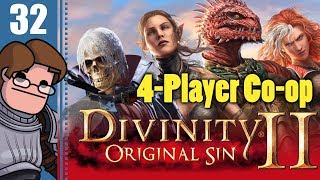 Let's Play Divinity: Original Sin 2 Four Player Co-op Part 32 - The Necromancers