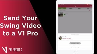 V1 Golf App: How to Send Swing Video to Your V1 Pro screenshot 4