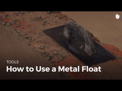 How to Use a Metal Float | Masonry