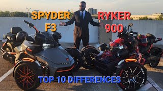 Can-Am RYKER versus SPYDER! Which bike is the better purchase in your opinion?