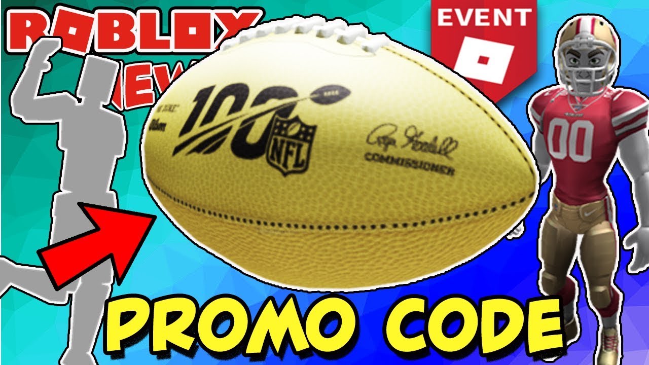 NOVO Roblox PROMOCODES 2019 - CÓDIGO Grátis BOLA NFL Promo Codes