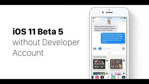 HOW TO INSTALL iOS 11 BETA 5 WITHOUT DEVELOPER ACCOUNT ?