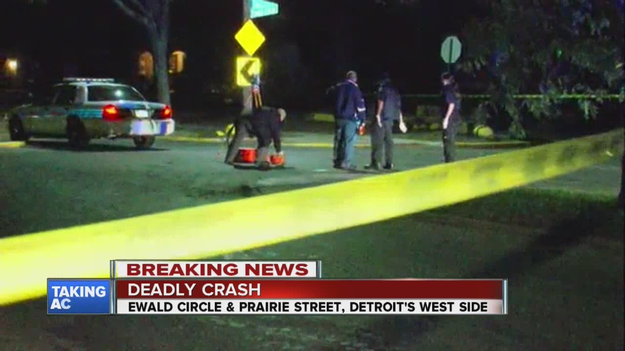 1 dead in accident on Detroit's west side - YouTube