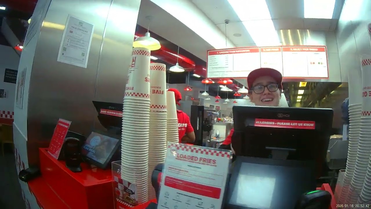 FIVE GUYS Manchester Arndale is HALAL-NO bacon?