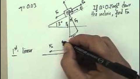 11 acceleration down the incline situation #3