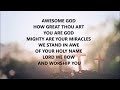 Awesome God // Sinach // Karaoke + Lyrics