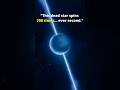 Neutron star spins 700 times per second… but why? 🤯 #space #physics #shorts#science