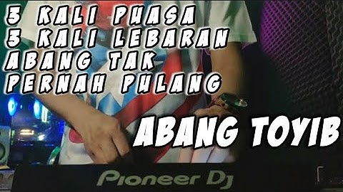 DJ REMIX BANG TOYIB | Abang Tak Pernah Pulang Remix Full Bass 2021