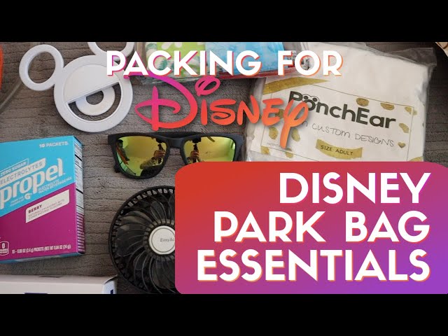 Disney Parks Packing Essentials - amanda boldly goes