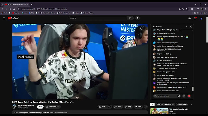 7 LIVE  Team Spirit vs  Team Vitality   IEM Dallas 2024   Playoffs   YouTube   Google Chrome 2024 06