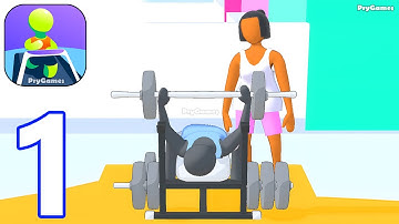 Fitness Club 3D - Gameplay Walkthrough Part 1 Tutorial Gym Manager (iOS, Android Gameplay)
