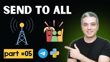 Python Telegram Bot Tutorial | How to Broadcast Messages to All Users | Part 05