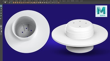 Autodesk Maya Tutorial | 3d Modeling Basics - 3d Light Bulb model in Maya-part 6