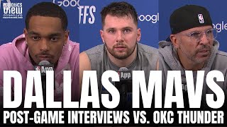Luka Doncic, PJ Washington &amp; Jason Kidd Recap Dallas Mavs GM2 Win vs. OKC, Thunder Fan Trash Talk