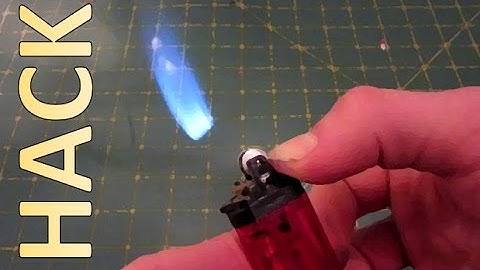 "Floating Flame" Lighter HACK-  How To