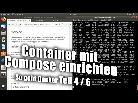 Container mit Compose einrichten | Docker-Tutorial 4/6