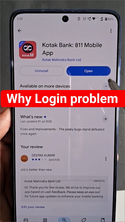 kotak 811 new mobile app login problem solve | kotak 811 new app not login |