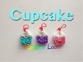 EASY Rainbow Loom Cupcake Charms
