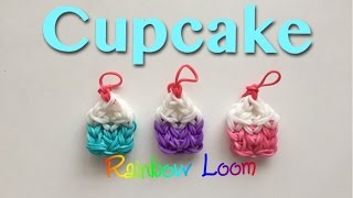 EASY Rainbow Loom Cupcake Charms