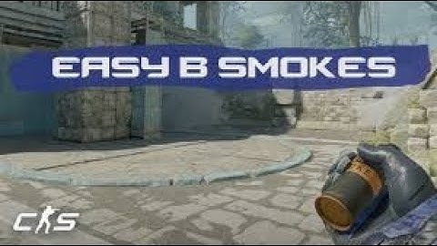 CS2 Ancient - How to smoke EVERYTHING on B from ONE position