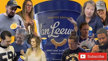 Van Leeuwen KRAFT MAC & CHEESE - FRENCH ICE CREAM! TASTE TEST!