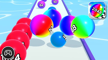 Ball Run 2048 - Gameplay Walkthrough Part 74 - Basic Game To Play (iOS, Android)