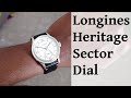 Longines Heritage Classic Unboxing, Dimensions, First Impressions (Sector Dial) [L2.828.4.73.0]