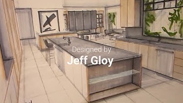 Interior Design Marker Rendering