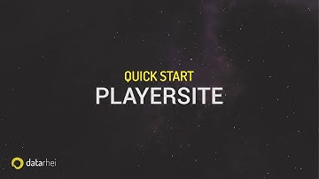 Quick start guide: Public website with video player in datarhei Restreamer