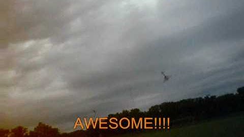 Maiden flight of my first scratch built plane: some crazy stunts and crash!!