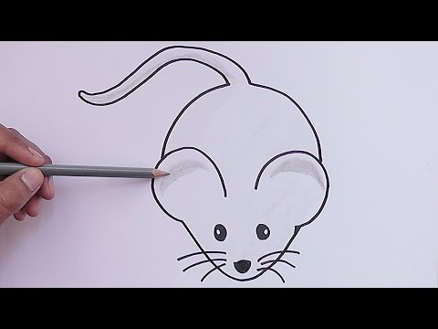 Como dibujar y pintar paso a paso a Ratón - How to draw and paint step by  step Raton - YouTube