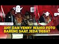 Momen AHY dan Yenny Wahid Foto Bareng Saat Jeda Debat Capres 2024