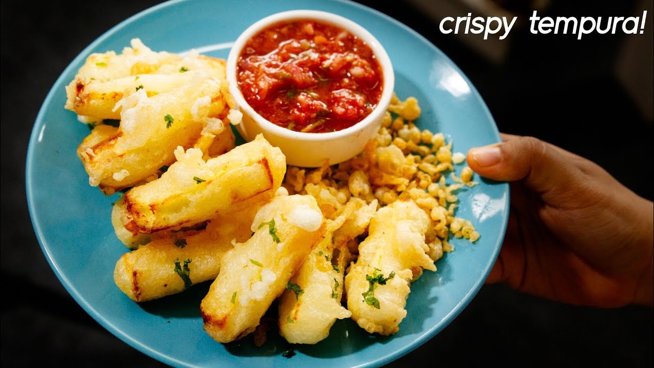 Crispy Paneer Recipe - Veg Cheese Tempura Indo Japanese Starter - CookingShooking | Yaman Agarwal