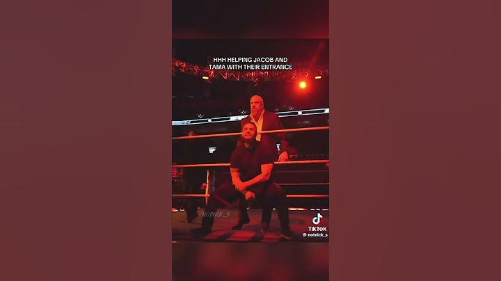 TRIPLE H HELPS TAMA TONGA AND JACOB FATU WITH THEIR ENTRANCE #shortsvideo
