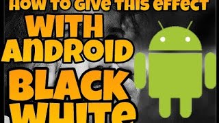 How to give black and white sad violin effect screenshot 1
