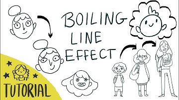 Hoe animeer je een kokende lijn / TVPaint