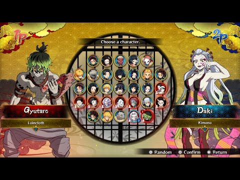 All Characters u0026 Stages-Demon Slayer The Hinokami Chronicles (All DLC Characters Included)