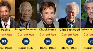 AGE of Famous Senior Hollywood Actors 2024