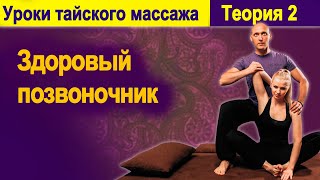 Теория 2: Здоровый позвоночник | Уроки тайского массажа