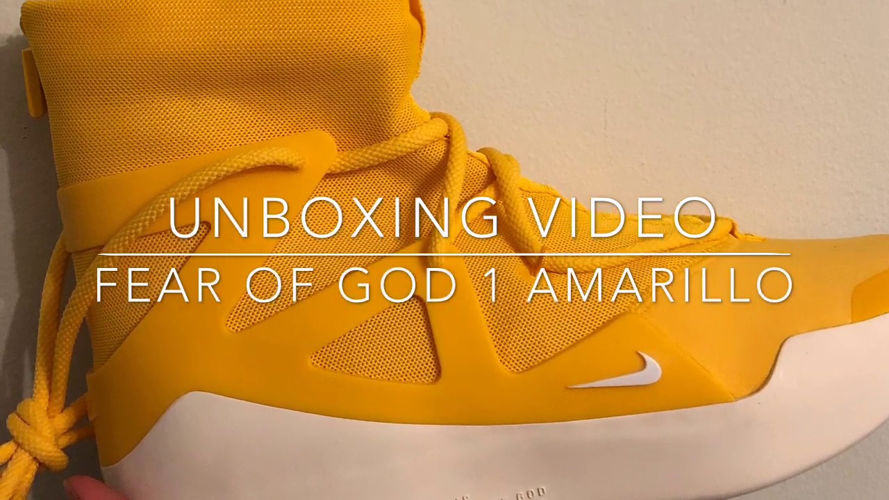 fear of god 1 amarillo release date