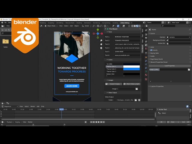 How to Edit Animated Blender Templates | Blender Motion Graphics Tutorial - YouTube how-to-edit-animated-blender-templates-blender-motion-graphics-tutorial-youtube