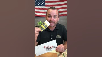 How to mail a letter with an old stamp!