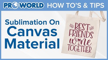 Sublimation On Canvas Material