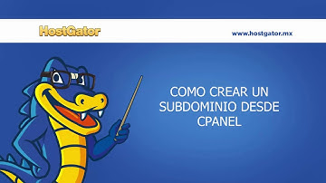 Como crear un subdominio