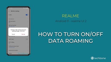 How to Turn On/Off Data Roaming - realme [Android 11 - realme UI 2]