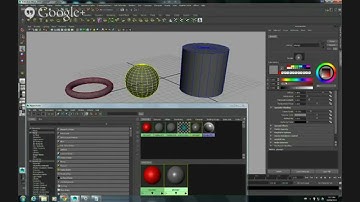 Lambert, Blinn and Phong materials and basic attributes