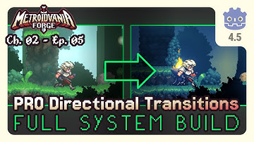 Level/Scene Transition System ‣ 📖02 ‣ 📼05 ‣ Metroidvania Forge Godot 4 Tutorial Series
