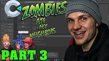 Player Animations  | Recreating  Zombies ate my neighbours in Construct 3 | Part 3 |